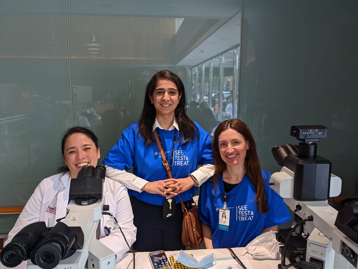Loves all the enthusiasm at today's #SeeTestTreat program at Montefiore Medical Center! <a href="/CAPFndn/">CAP Foundation</a> truly appreciates the dedication of <a href="/prystowsky/">Michael B Prystowsky</a>, Dr. Mark Suhrland and their team to bringing free breast and cervical cancer screenings to medically underserved women in the Bronx!
