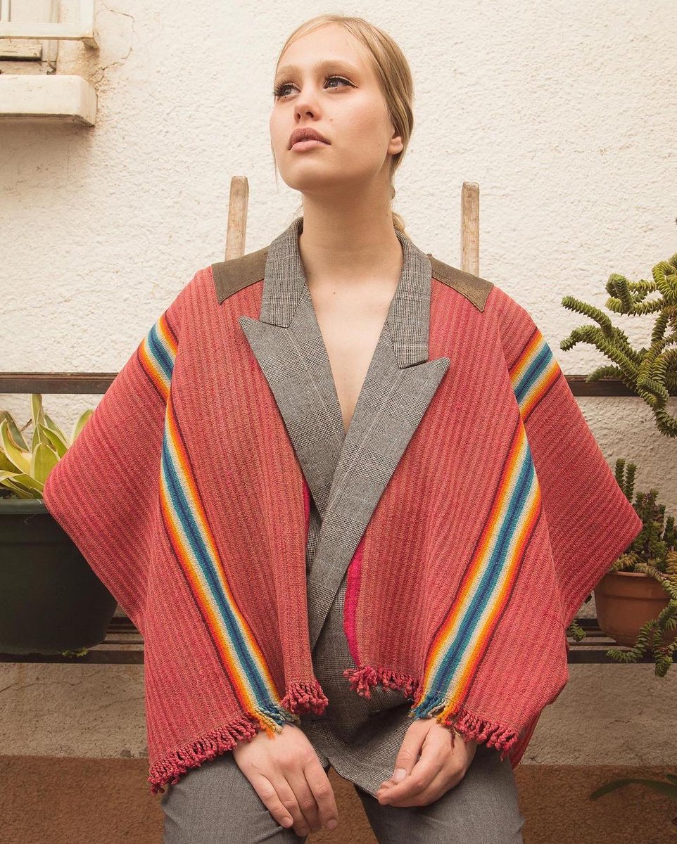 Shopperbird1's tweet photo. Upcycled poncho anyone? https://t.co/RLkn9pTIaF
