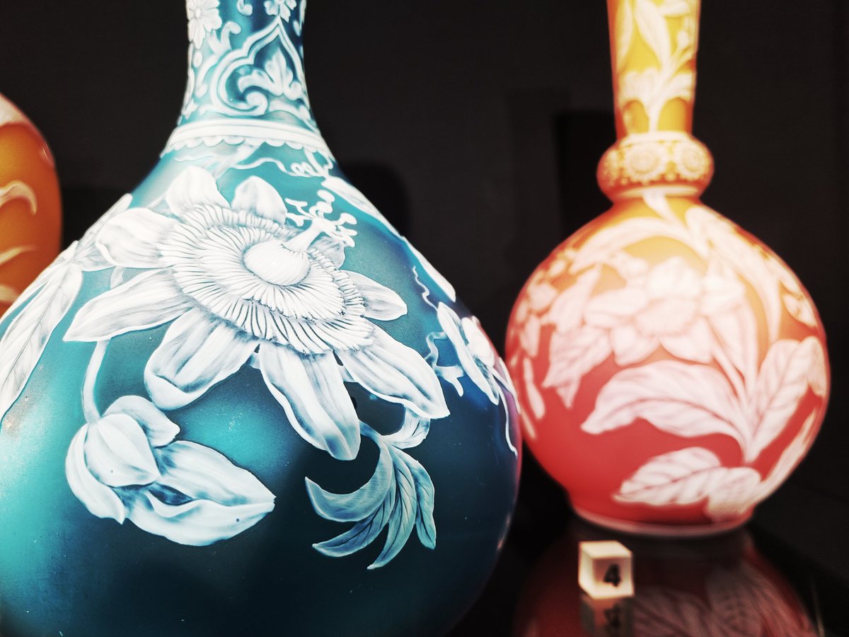 Lovely visit to <a href="/glassmuseumuk/">Stourbridge Glass Museum</a> today. Fabulous museum full of history and the most beautiful, delicate artistry. Fell in love with cameo glass.