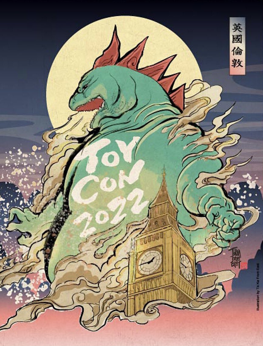 Thanks <a href="/toyconuk/">ToyConUK</a> ‘s invitation to be one of the guests of Toy Con London 2022. This is the poster I drew for this Event! Do you like it? I will also meet all of you on June 11th!  Hope to see you all there!

Posted <a href="/withregram/">Repost app</a> • <a href="/ToyConUK/">ToyConUK</a> #toyconuk #tikkafromeast #london