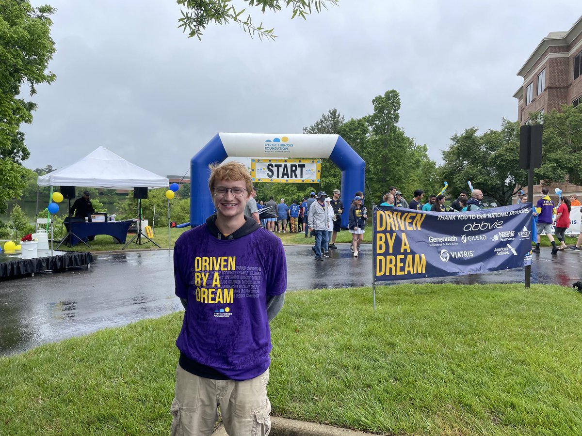 jadair93's tweet photo. Thanks to our friends and family for supporting William’s Believers in our fundraising efforts to support the CF foundation. Love this young man. #greatstrides #cffoundation https://t.co/dmyUeYQ1D5