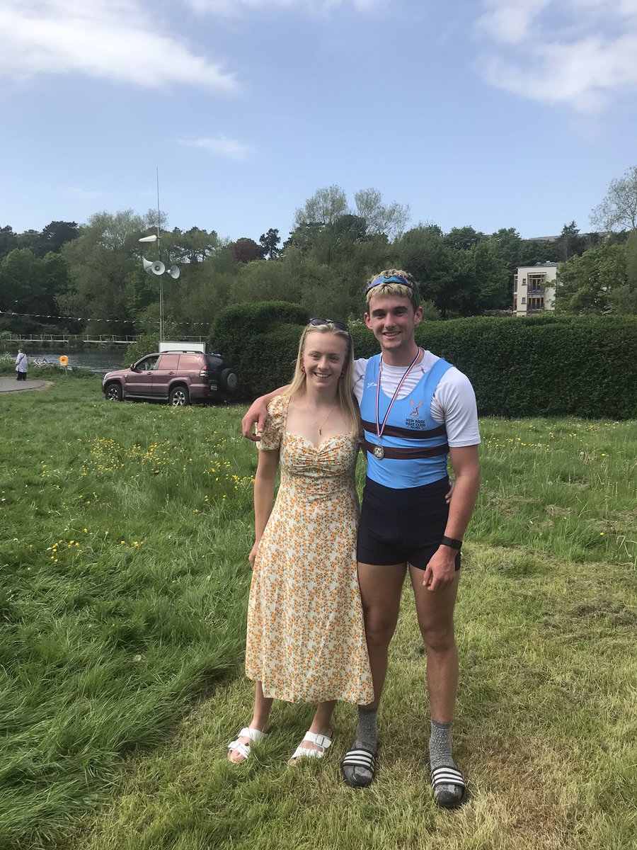 2 wins out of  2 at trinity regatta today for our Junior18s Amy Barrett taking the women’s J18 1x and Ronan Gibbon winning the Men’s J18 1x thank you to the great hosts for looking after us <a href="/DULBC1976/">TrinityLadiesRowing</a> <a href="/TrinityBoatClub/">TCBC</a>