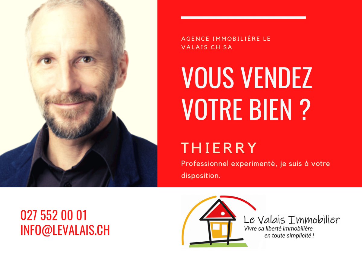 levalais's tweet image. Thierry, courtier professionnel auprès de notre agence pour le Bas Valais et le Chablais, et expert de la construction.