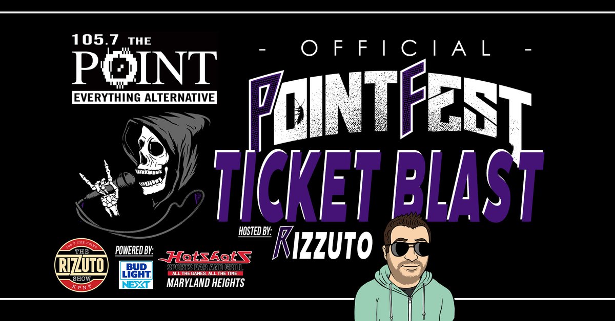 Hotshots_Bar's tweet photo. TONIGHT! Join @RizzShow and @1057thePoint at Hotshots Dorsett for a #Pointfest Ticket Blast! Rizz will be on hand with your chance to win a pair of tickets every 15 minutes from 6-8PM. See you soon! https://t.co/DnRN4se3Da
#RizzShow #Poinfest #FreeTickets #BudLightNext https://t.co/MoGzmdhUIo