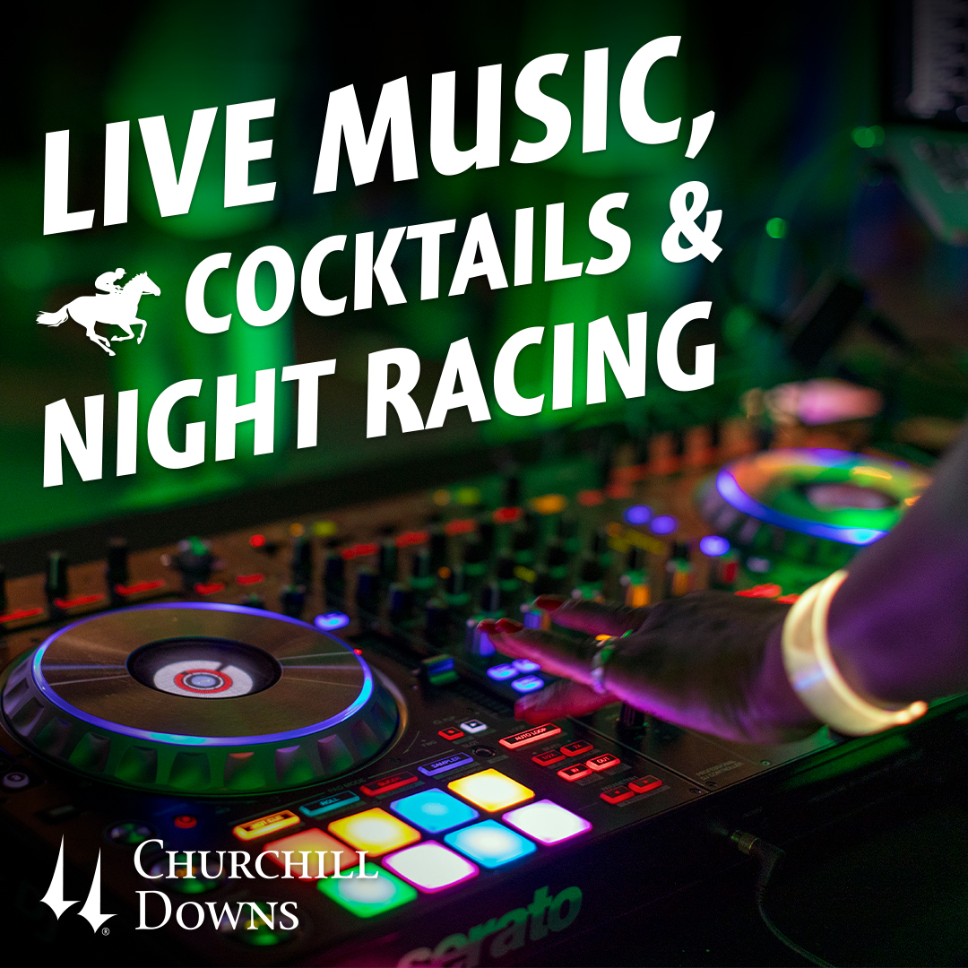 ChurchillDowns's tweet photo. BOURBON &amp; BEATS 🥃 🎵 | @forecastlefound

First Post: 6pm ET
Tickets 👉 https://t.co/Gw7LoQOeix https://t.co/Ov3FPrAbAQ