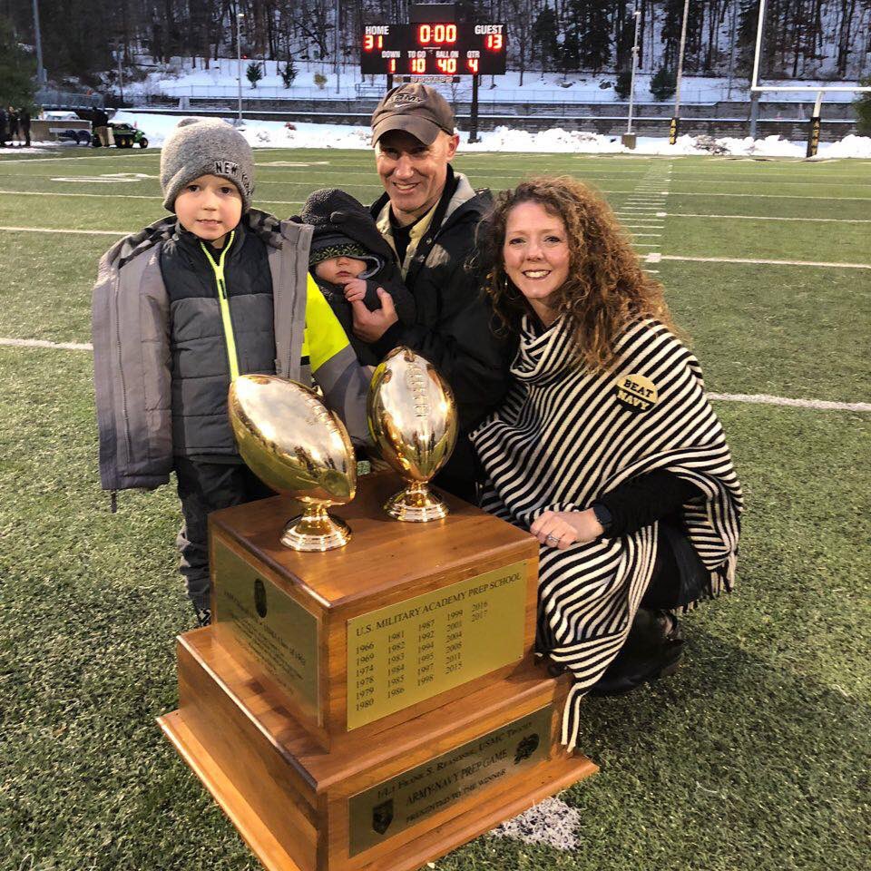 andywolfrum's tweet photo. Our family will soon begin our next chapter as DC for a new FB program at @NightHawksMFB.
To say “it’s been an honor and a privilege,” to be HC at USMAPS for 8 seasons is an understatement.  Thank you @ArmyWP_Football @ChrisNic34 @CoachJuice17 and ev else who touched USMAPS FB! https://t.co/BWr5LPgAOL