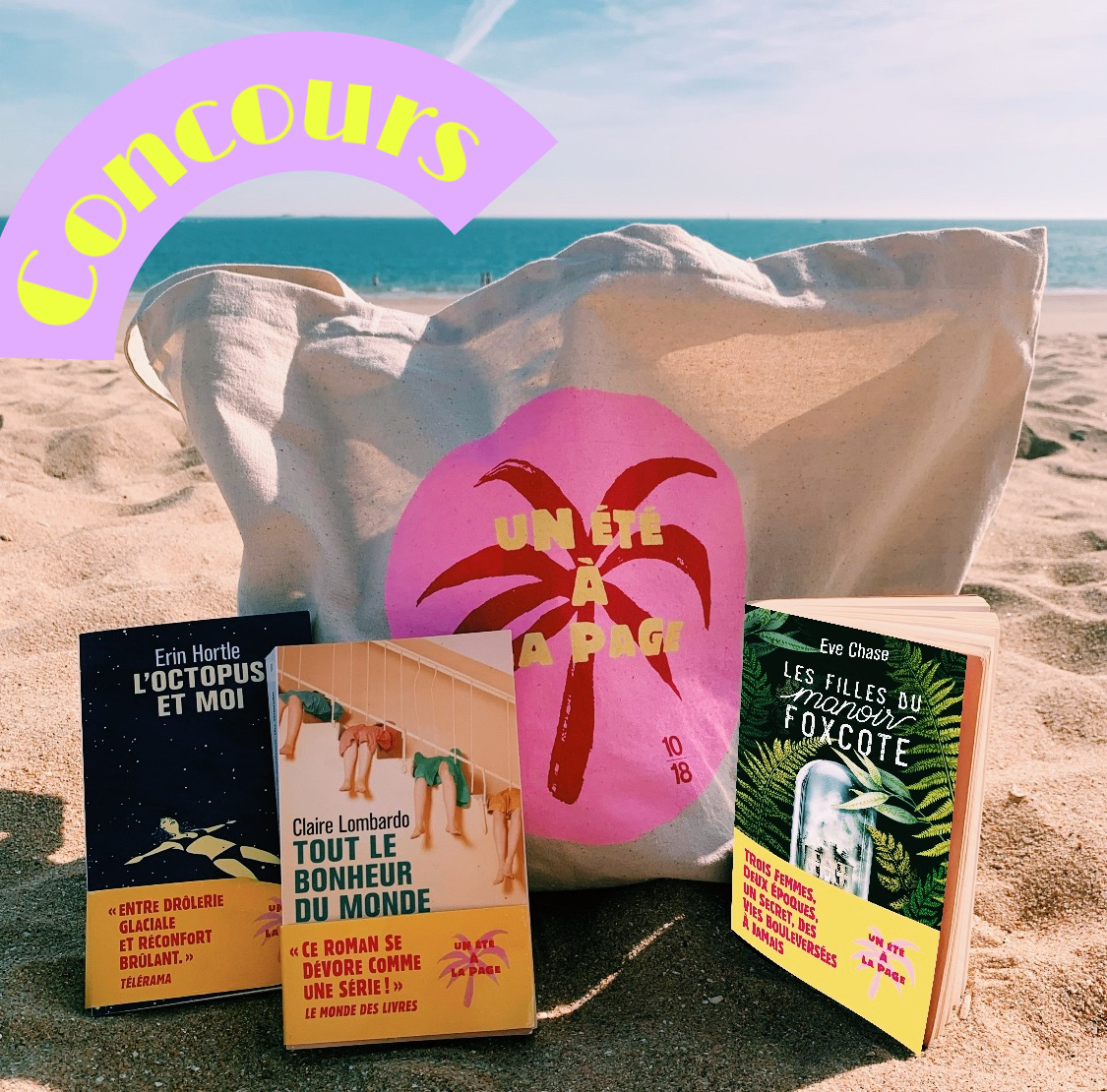 Editions 10/18 📚 (@editions1018) on Twitter photo #Concours 🌞
On vous offre notre box UN ÉTÉ à la PAGE !
Avec à gagner : nos trois romans 10/18 de l'été, un magnifique tote-bag de plage, un marque-page et aussi une carte romanesque pour barouder depuis votre canapé.
Pour participer :
👉suivez <a href="/Editions1018/">Editions 10/18 📚</a> + RT
TAS 23/05 #Concours 🌞
On vous offre notre box UN ÉTÉ à la PAGE !
Avec à gagner : nos trois romans 10/18 de l'été, un magnifique tote-bag de plage, un marque-page et aussi une carte romanesque pour barouder depuis votre canapé.
Pour participer :
👉suivez <a href="/Editions1018/">Editions 10/18 📚</a> + RT
TAS 23/05