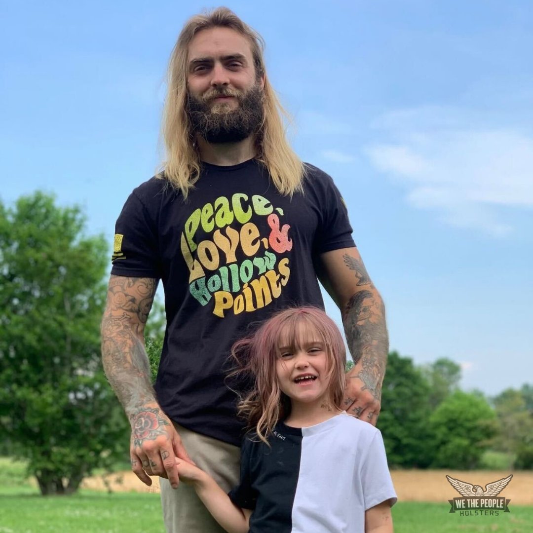 Wethepeoplehols's tweet photo. Peace, love, & hollow points.💘
#wethepeopleholsters #peaceloveandhollowpoints #guntee #badassdad #badassdads #hollowpoints https://t.co/8yVb2DcXKz