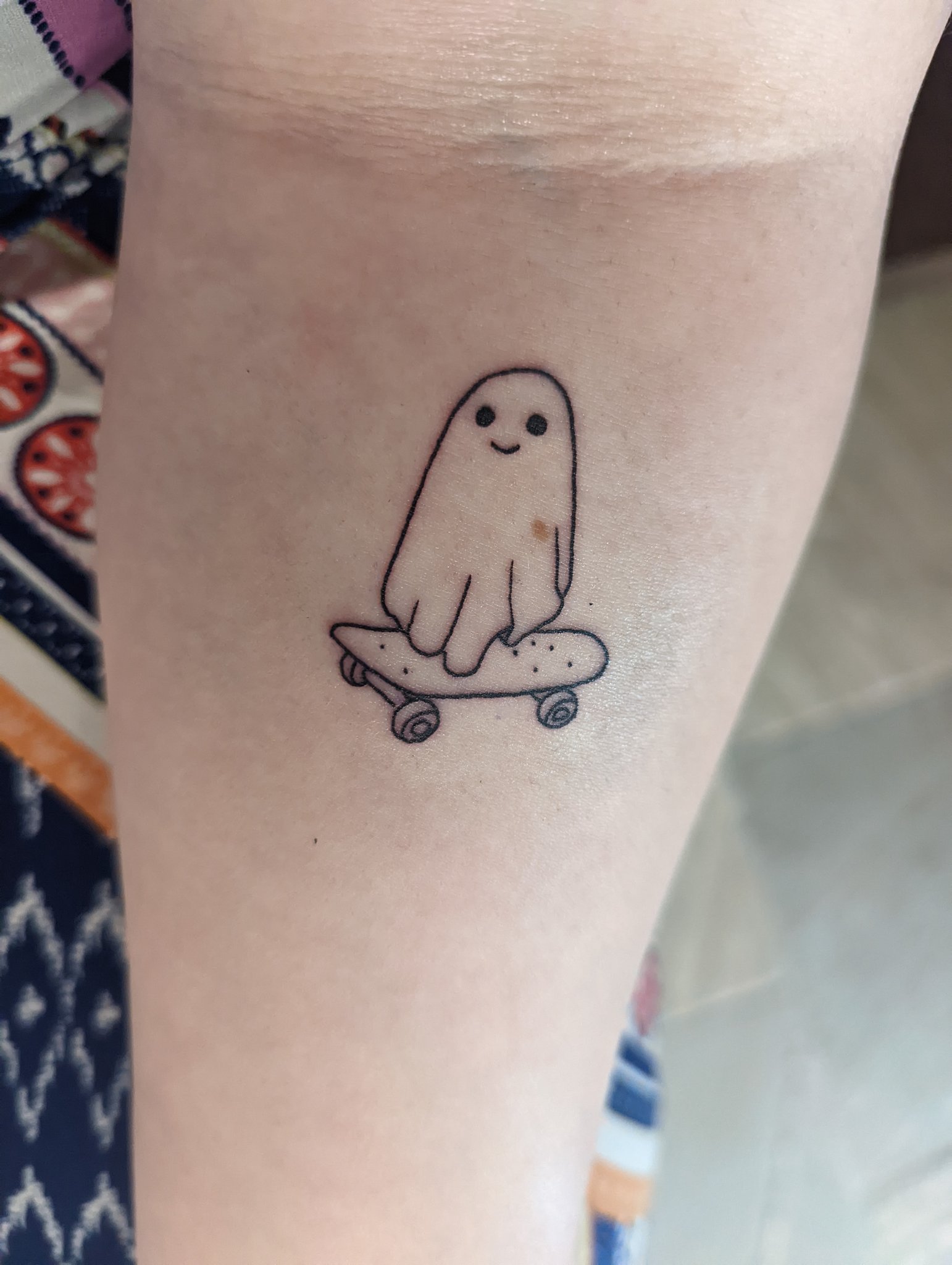 Courtney Meier  Cute little ghost tattoo that my client  Facebook