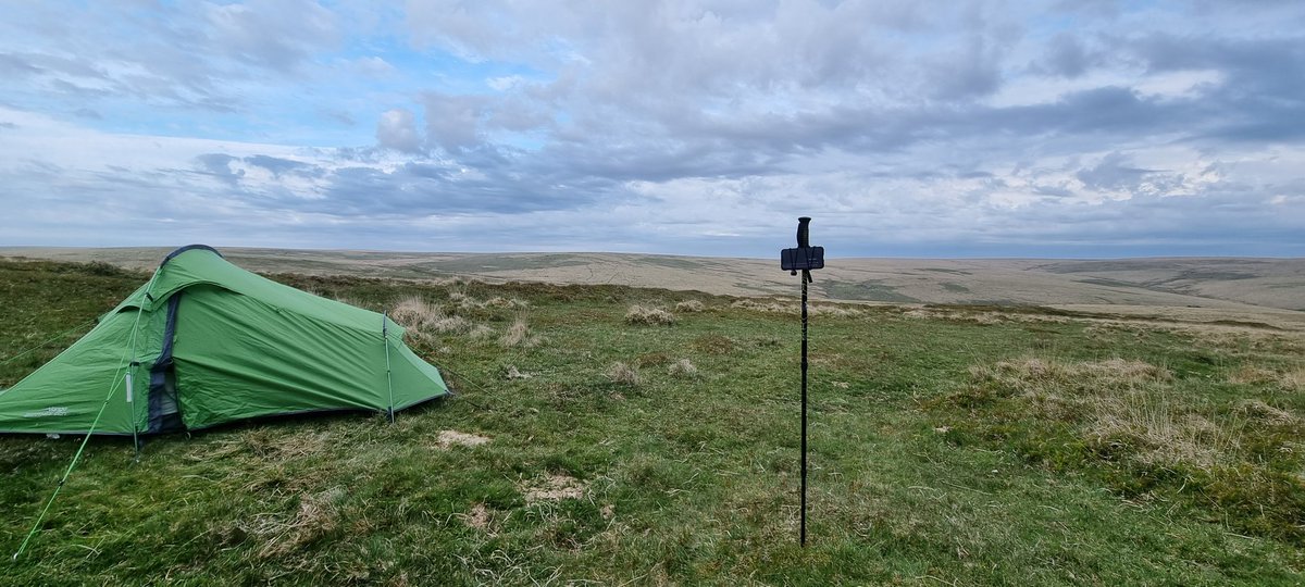 Mike_Frazer's tweet photo. When you're a eurovision fan... but also wild camping on Dartmoor...

(We couldn't get a bigger TV...!)

#eurovision #Eurovision2022 #bbcEurovision https://t.co/61YJzWIxUH