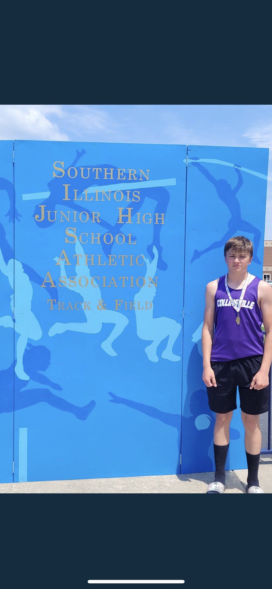 Collinsville Middle School Track/Field on Twitter "Congrats to Shane