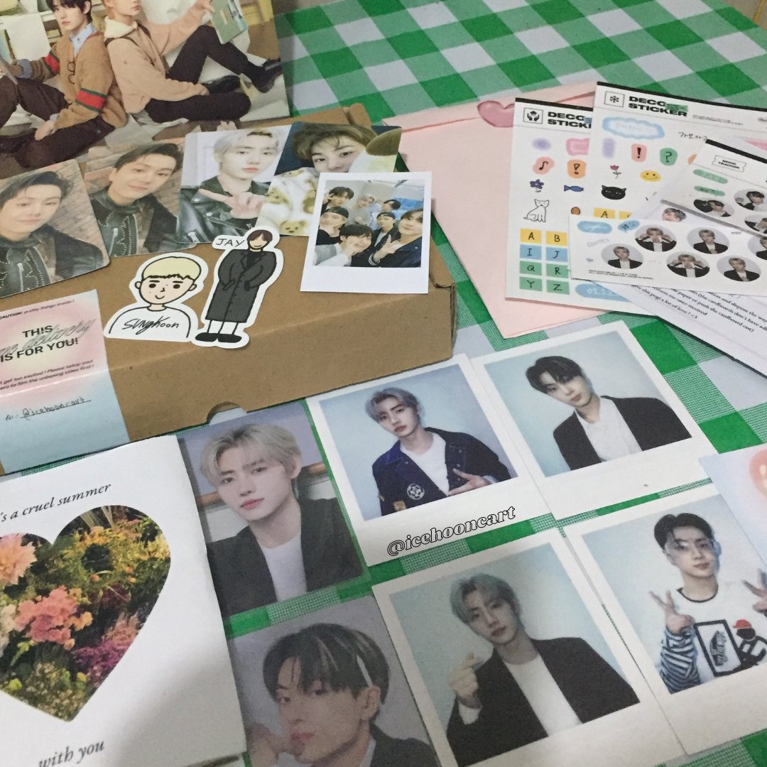 icehooncart's tweet photo. 💌 . . . my jayhoon ggp22 memset <3 tysm ate alex @wtbsim, they have arrived to me safely! ang pretty rin ng packaging so much and safe pa! 'til our next transactions <33
#icehoonmails #simthanks https://t.co/7eKoNa7BIA