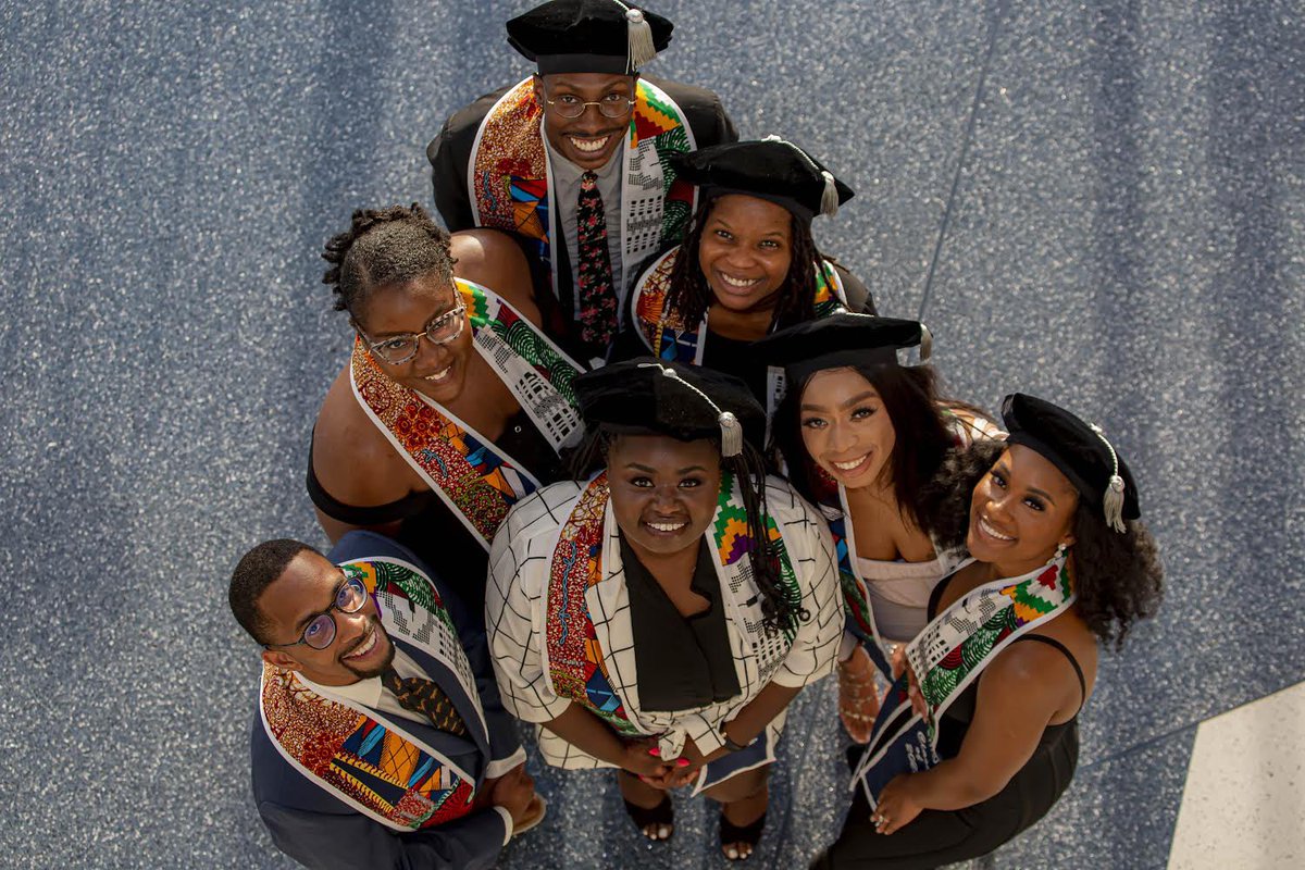 Some of the beautiful melanated faces about to be doctors tomorrow!! I’m so proud of us.  EM, FM, Ob/Gyn, GenSurg, NeuroSurg, Opthalmology.  WE ARE REPRESENTING!! 🥰 #MedTwitter