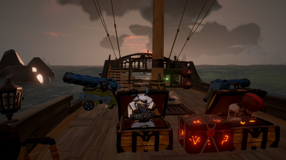 aussielmgaming's tweet image. What a sail, crazy amount of loot, a box of wondrous secrets and a space exhibition. #SeaOfThievesCommunityDay  #SeaOfThieves