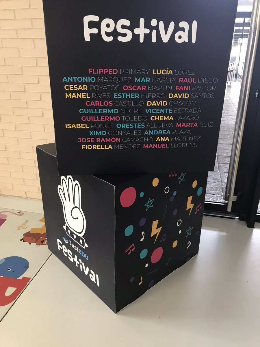 Gracias a #justedu por este gran festival. Geniales los talleres y poder poner cara y charlar con compañeros de este claustro virtual. Iré cociendo poco a poco en mi cabeza lo aprendido para que suba la serotonina, pero también un poco de dopamina para el siguiente😉.