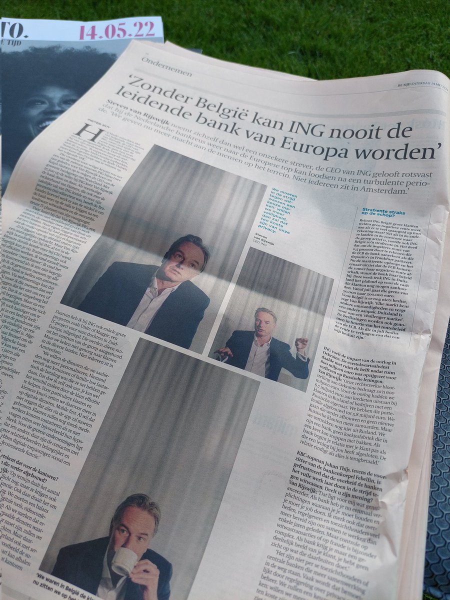 "Zonder België kan ING nooit leidende bank van Europa worden" tijd.be/tablet/newspap… 
<a href="/tijd/">De Tijd</a> <a href="/INGBelgie/">ING België</a>