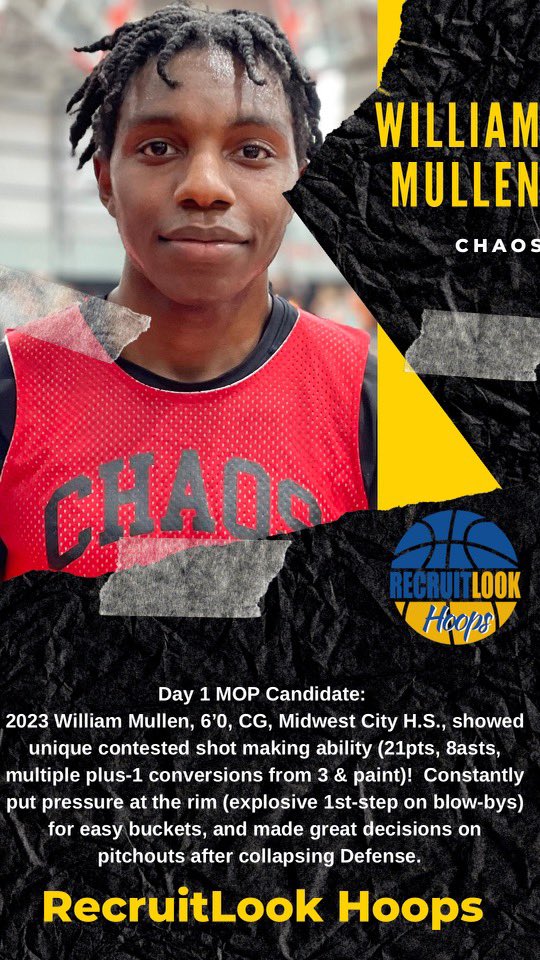 RL_Hoops's tweet photo. Outstanding performance from @WilliamMullenJr @OklahomaChaos #RLHoops https://t.co/XiclDtuIkL