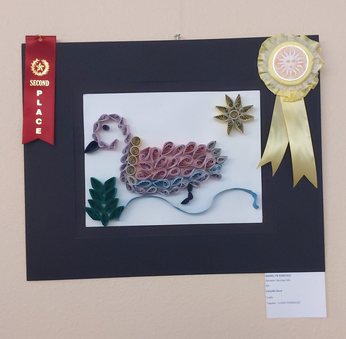 SSMSArtClass's tweet photo. Very proud to be able to Congratulate these talented warrior artists that won 2nd Mia Arzate, Naidelyn Sanchez  and Delilah Flores 3rd place for the 2022 District Art Show. All 3 placed also in the best 100 of the show! Very competitive! @ACarroll_SSMS @KBaxter_CI  #PROUDWARRIORS https://t.co/Gx0jPpw2ek
