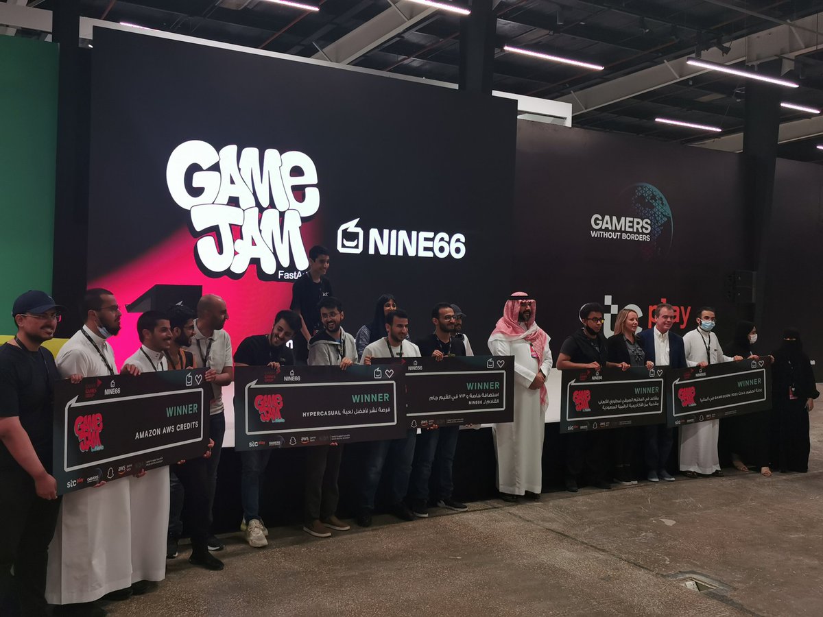 as3adya's tweet photo. نبارك لجميع الفرق الفائزة بجادرة ألف مبروك.
ونشكر لجميع المشاركين بمسابقة @_Nine66_
بصراحة جميع الألعاب فاقت التوقعات من ناحية الجودة والمخرجات.
مستوى المطورين المحليين تحسن جدا ما شاء الله.
الجوائز فعلا قيمة. نتطلع للفعاليات القادمة ولازم تشاركوا.
#gamedev #nine66 #savvy https://t.co/C1iG0JT6qv