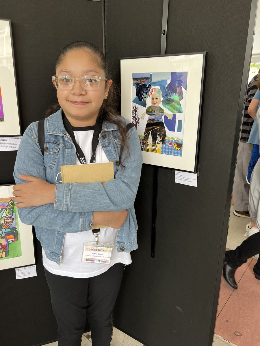 tallen_10's tweet photo. Thanks to @ArtsEd_SI_BKS who always does a fabulous job in showcasing all these young artists! 2 of my students artwork from @PS10FortHill were featured ! @artgirlsreality #collagemaking @SIBOD31 @DrMarionWilson https://t.co/7FhsVsgQ8D