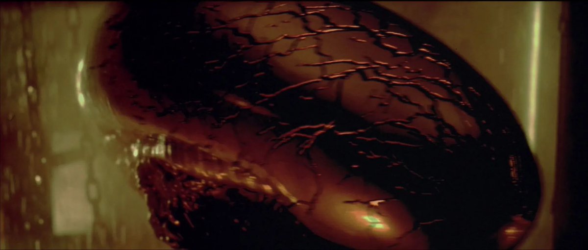 avpgalaxy's tweet photo. The only CGI effects in Alien 3 are the flying bits of debris during the exterior shots, and the one shot in which the cracks appear on the Alien’s skull after Ripley sets off the fire sprinklers. #Alien3 #Alien330th #30DaysFor30Years #Xenomorph #XenomorphXX121 https://t.co/QPjgTuxHAA