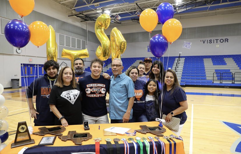 LHS CLASS OFFICERS 2022 (@classofficers22) on Twitter photo congratulations to senior caleb esparza! on wednesday, caleb signed his letter of intent for <a href="/RRPowerlifting/">UTSA Powerlifting</a> after high school! way to go caleb 🧡🏋️♂️ congratulations to senior caleb esparza! on wednesday, caleb signed his letter of intent for <a href="/RRPowerlifting/">UTSA Powerlifting</a> after high school! way to go caleb 🧡🏋️♂️