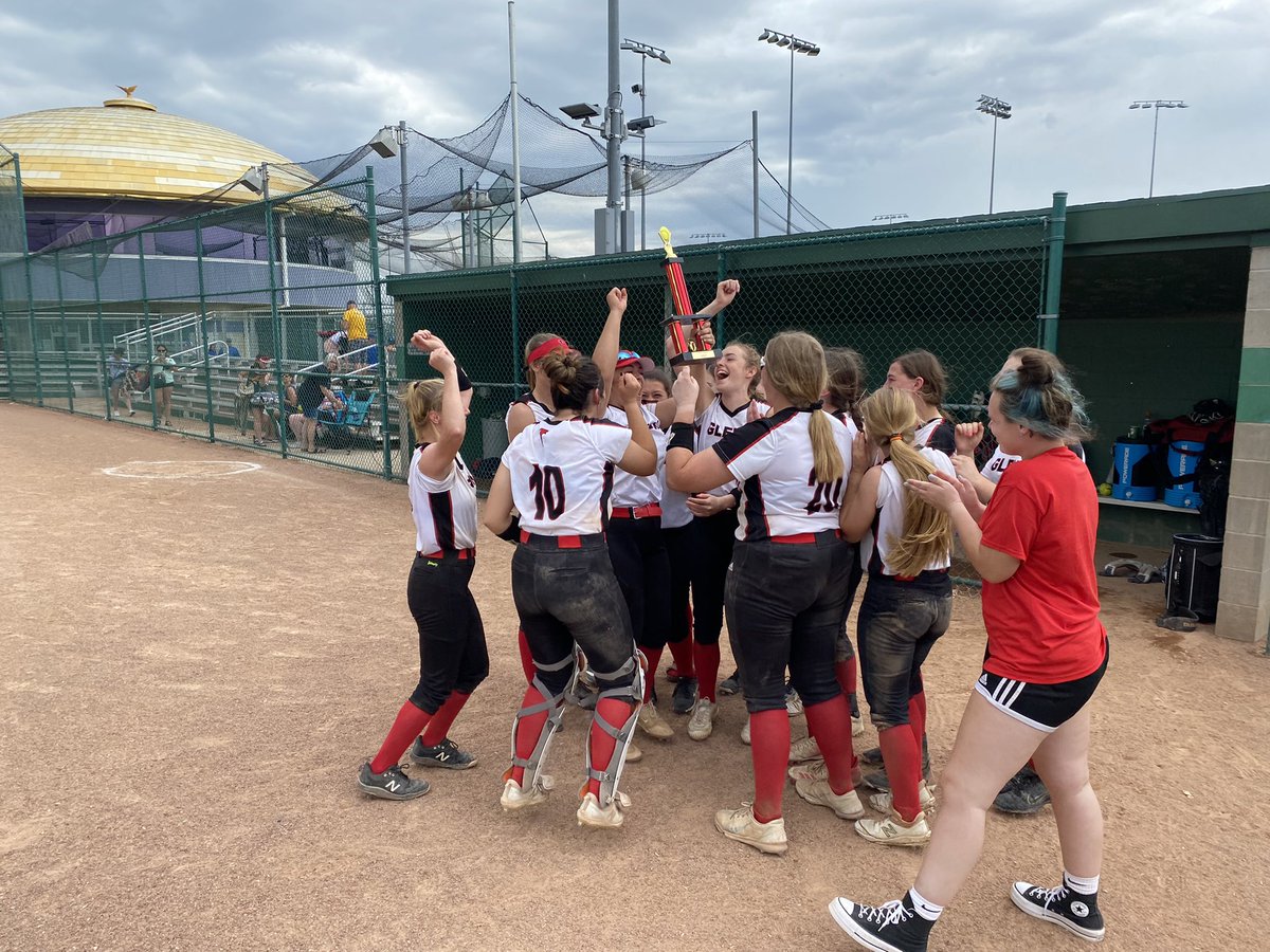jgscsoftball's tweet photo. Lady Falcons take the hardware with a 16-4 win against West Noble https://t.co/e90UjqaPi5