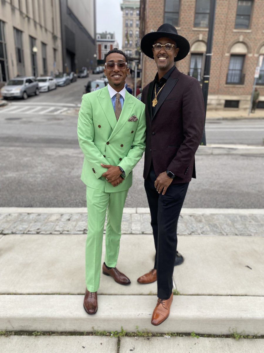 andscape's tweet photo. Thank you to @BlackMenswear for having us and sharing this positive communal movement with the city of Baltimore‼️ #flashmob https://t.co/n8e0Gi5hFO