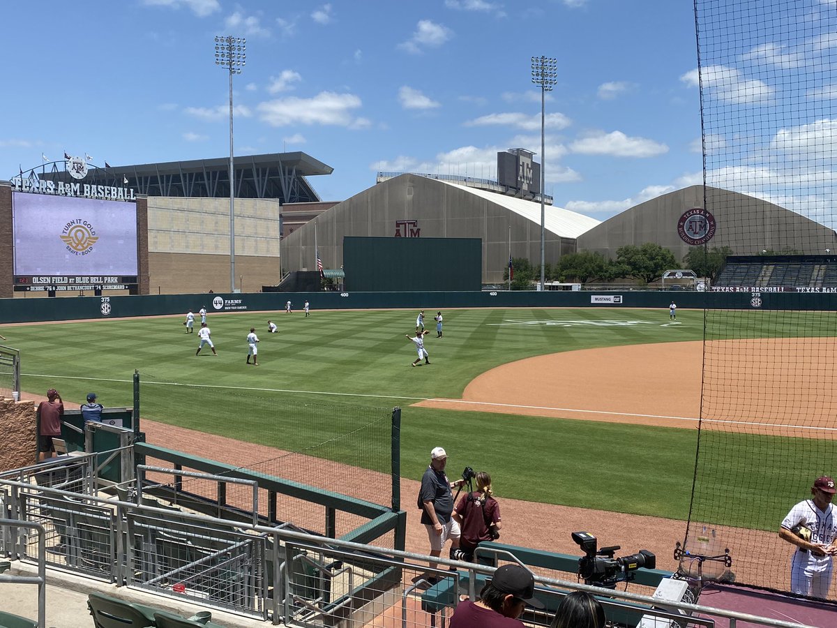 It’s a great day to catch some <a href="/AggieBaseball/">Texas A&M Baseball</a>. #whoop