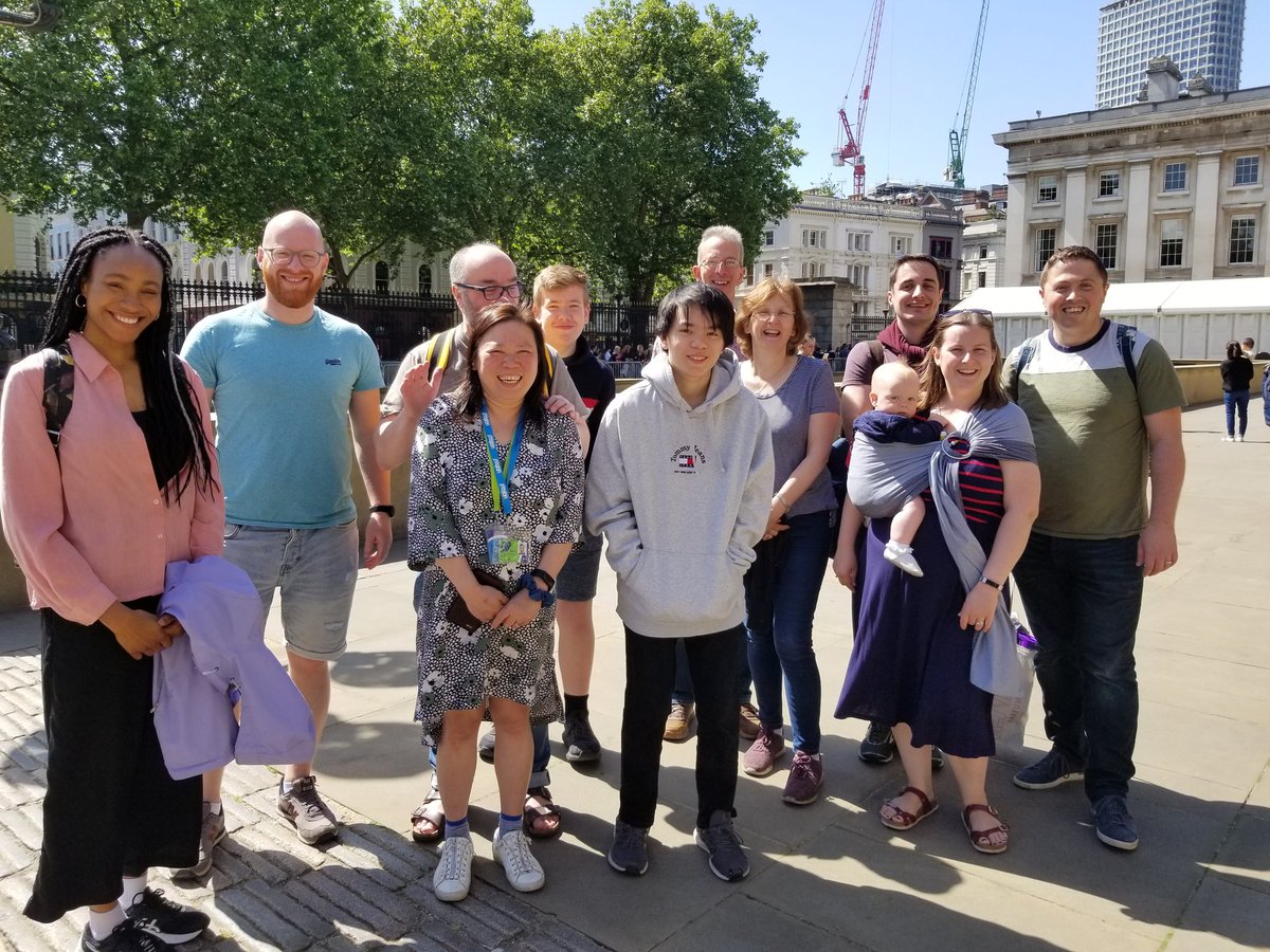 JudithABarnett's tweet photo. What a beautiful day! This morning, this group of lovely @CatalystNetwork L&TT students (& friends/family) ready to tour the @britishmuseum with @RememberLondon
#catalystLT #christianheritagelondon https://t.co/4oqMV8yAF3
