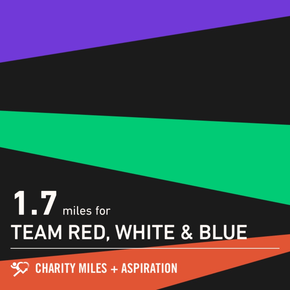 oldtownabigail's tweet photo. 1.7 @CharityMiles for @teamrwb. https://t.co/N36DxOaqWF
