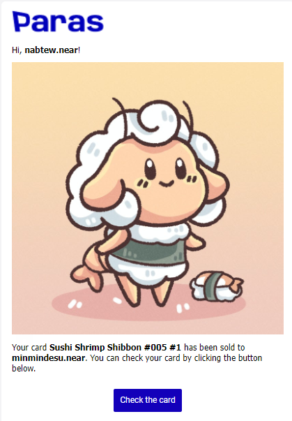 Shibbon sold out within 52 minutes of my listing. It's a big surprise.😭