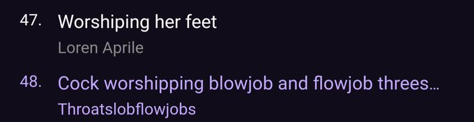 That time when my studio was top 50 in the foot fetish category and I had TWO top 50 clips at the same<a href="/tag/threesome"class="tags"><span>#threesome</span></a><a href="/tag/fmf"class="tags"><span>#fmf</span></a><a href="/tag/flowjobs"class="tags"><span>#flowjobs</span></a>