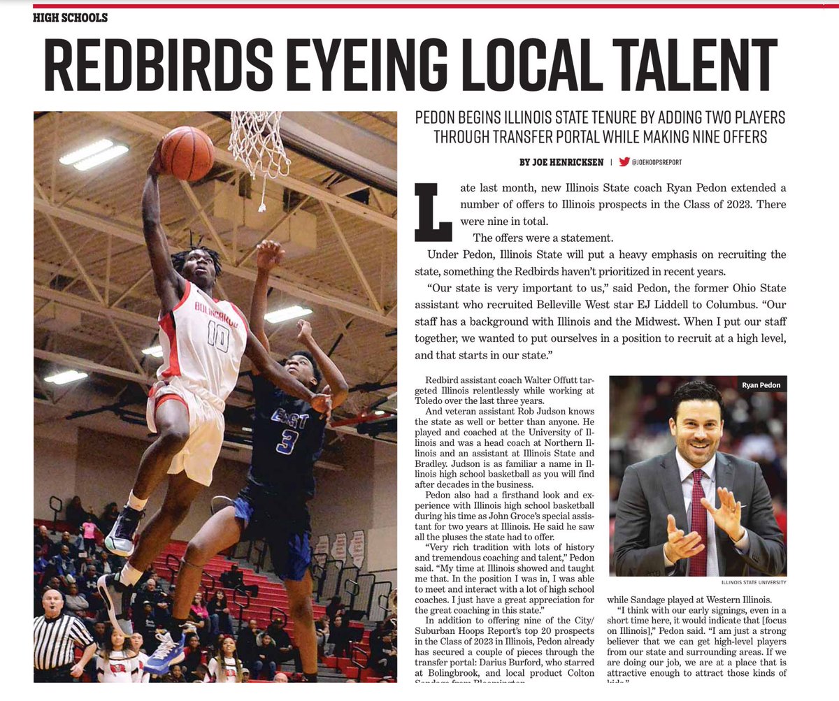 brookhoops's tweet photo. Great article in the @Suntimes on #RaiderAlum Darius Burford, who is coming home to play at IL State.... https://t.co/kzu29TA8ZC