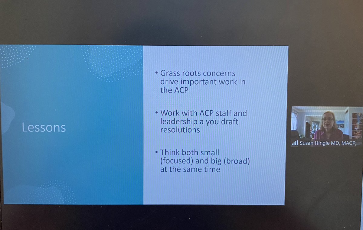 Idfac's tweet photo. These important resolutions led to statements and action. Thank you for sharing these important lessons @SusanHingle #lead4equity @ACPinternists @IllinoisACP https://t.co/1zbNaVi4a9