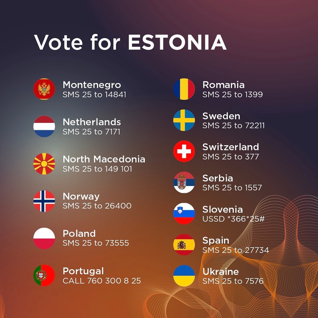 stefan_airaptjn's tweet photo. TODAY IS THE BIG DAY!!! Here is how you can vote for me! 🇪🇪 

#Eurovision https://t.co/ASJ6ZXeu5Z
