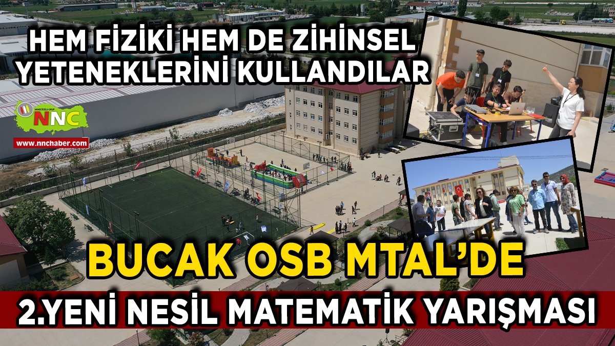 nncmedya's tweet photo. Bucak Organize Sanayi Mesleki ve Teknik Anadolu Lisesi'nde 2. Yeni Nesil Matematik Yarışması https://t.co/rsU9wW2Mcu @ayseunal15 @BucakMtal https://t.co/rzaUNilPUG