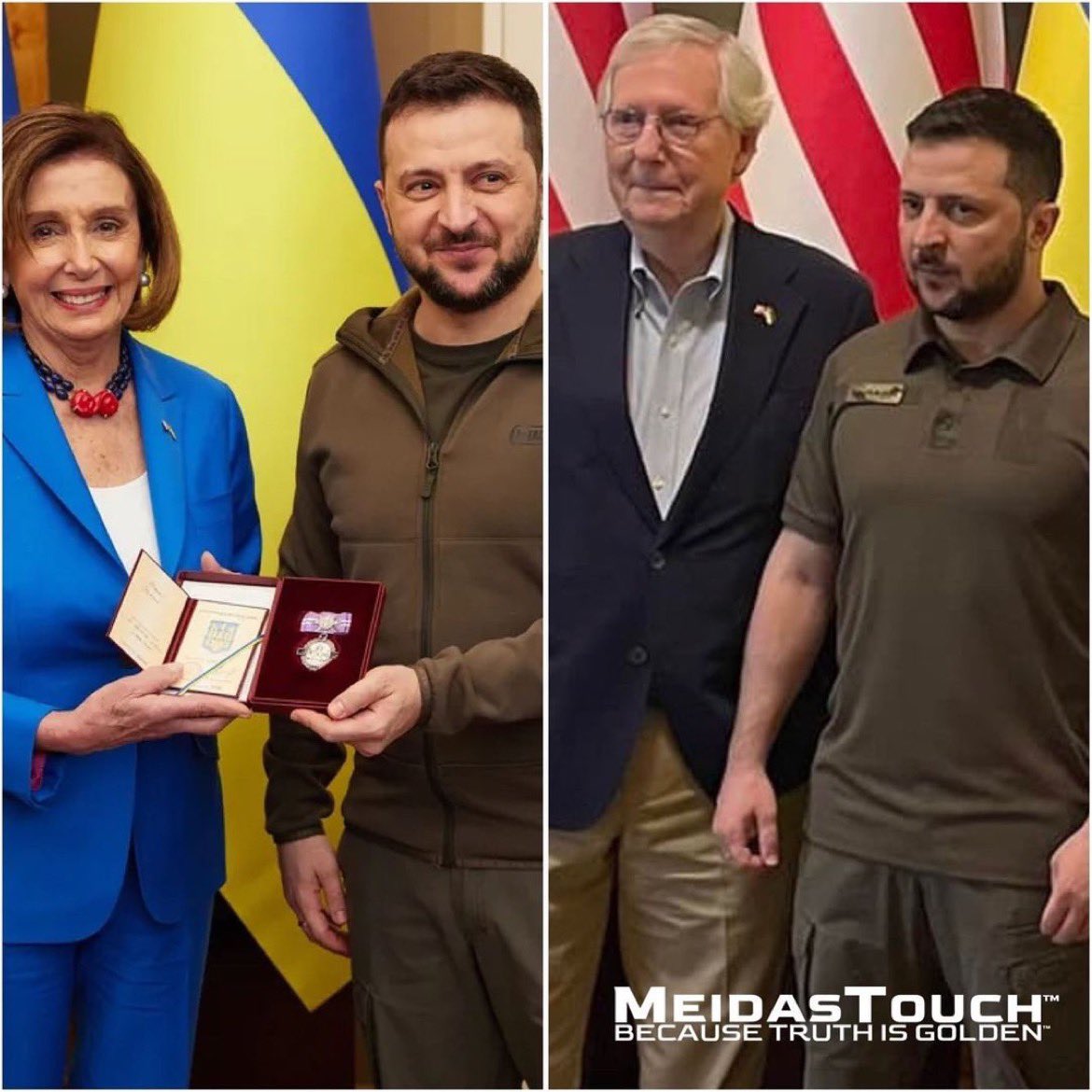 A true leader knows the difference between true allies and politicians delivering lip service. 
As evidenced by this photo, @ZelenskyyUa definitely knows what time it is. #IStandWithUkraine #StandWithUkraine