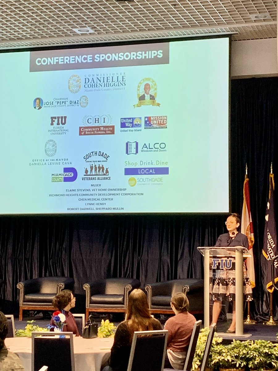 BrianPFonseca's tweet photo. Shout out 2 @GordonInstitute, @fiuvma, South Dade Veterans Alliance,@MiamiMilitary, @fiuferre, &amp; many others 4 leading 1st FIU Women Veteran Conference—The Common Thread of Military Women. Special thanks 2 @pcepero22 4 holding it down! Julie Robison 4 the vision. So many 2 thank! https://t.co/zOcRSDPab4