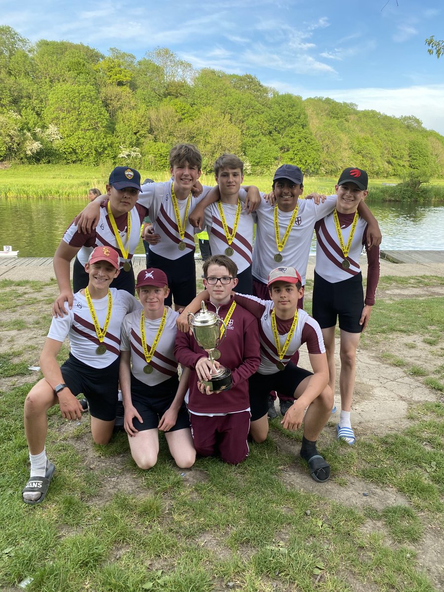 SGCBC1's tweet photo. A brilliant finish to the day for the 15’s 4+ at the 14’s 8x+ Thank you to @AvonCountyRC for a great day of racing. @SGC_Sport #gogeorges #avoncountyrowing https://t.co/PnVOLX9sPJ