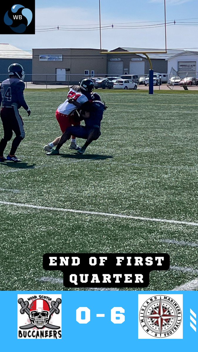 Waterboyz_pod's tweet photo. End of the first quarter in the Mariners home opener!
#football #sside #summerside #mfl #pei https://t.co/6OdlQt0SJG