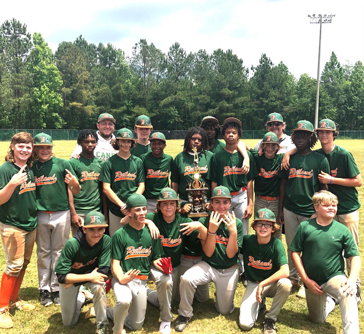 So proud of the Rutland Middle School baseball team. They have worked hard all year. They fought hard every game and it paid off. 2021-2022 Bibb County Middle School Champions!!!!@BibbAthletics <a href="/BibbSchools/">Bibb County Schools</a>