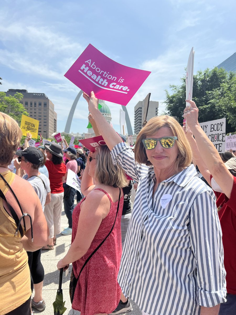 Inspired by Missouri women and their allies, who won’t be deterred in the fight for abortion rights. That’s a fight I’ll champion in the Senate.