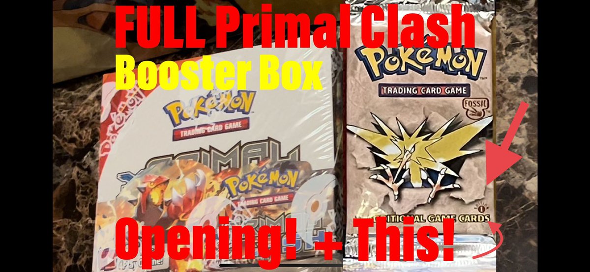 Trizzle315's tweet photo. 2015 Pokémon Primal Clash Booster Box Opening -  PLUS- Series 1 Fossil Pack! Which Series 1 card will I tear if half to prove their legit?? 😳💀https://t.co/JxMMZ4PoWx 

#pokemon #pokémon #pokemoncards #pokemonunite #packopening #boosteropening #boosterbox #PrimalClash https://t.co/h31DmLGTd9