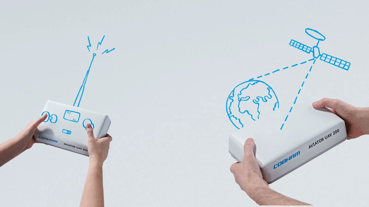 Cobham's Aviator UAV 200 is the world’s smallest and lightest Inmarsat SwiftBroadband solution for UAV SATCOM, providing an all-in-one satellite communication and control package.

Learn more: buff.ly/39ecOjs

#sponsored #drone @Cobham_PLC