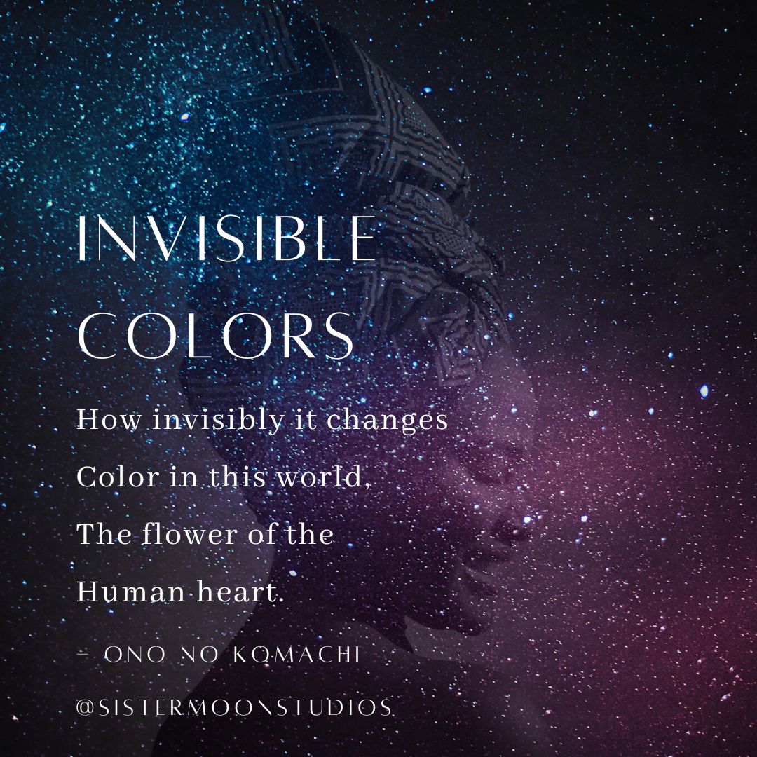 StudioMoonSis's tweet photo. 🖤🧡💜💛💙💚
What color is your heart?
.
.
.
Visit the collection https://t.co/Shn53EN7JP
.
.
.
#poem #shortpoem #igpoetry #poetry #invisiblecolors #nftpoetry #nft #nftcommunity #sistermoonstudios #rememberingscollection #scifi #fantasy #solarpunk #starrynight https://t.co/qxrR1sjVha