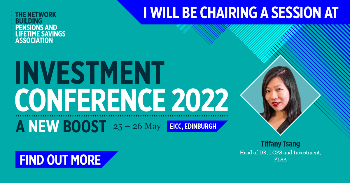 TSANGTT's tweet image. I will be in Edinburgh on May 25th and 26th for our first in-person conference since 2020. There's much to discuss. Stop by the PLSA booth or after a panel session to say hello.  

See you there. 
#pensionstogether #anewboost #plsainvest22