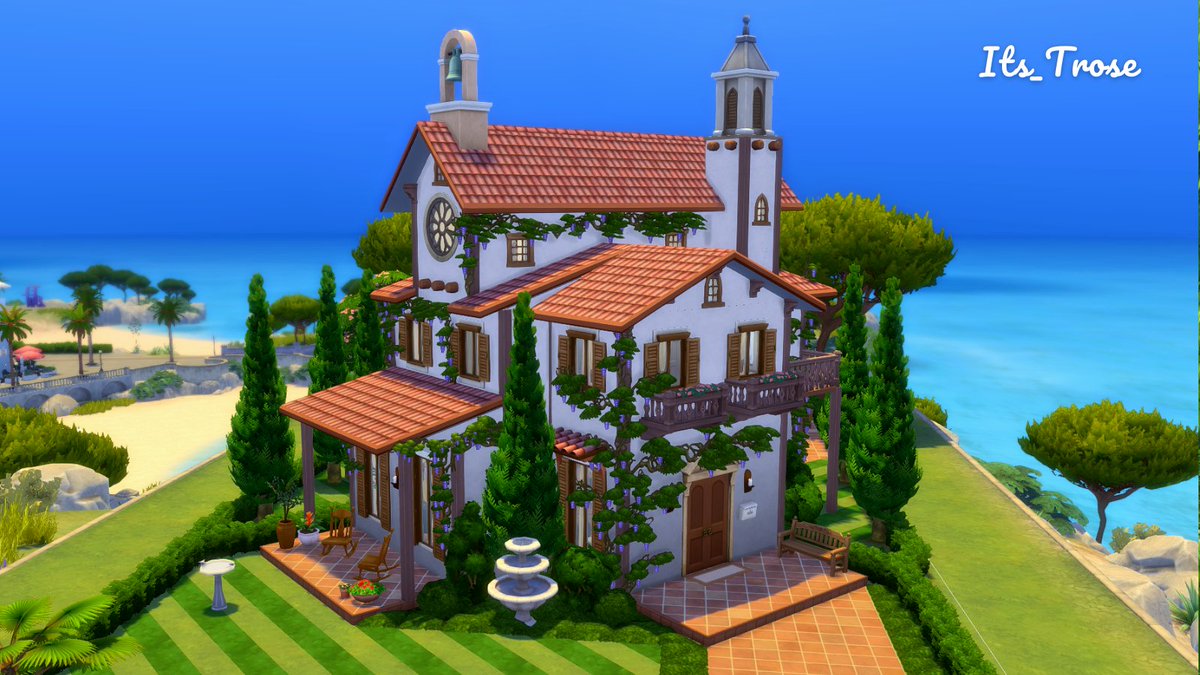 Its_Trose's tweet photo. Uploaded my last minute attempt at @lilsimsie's #SimsieBigMistake Shell Challenge! All playtested &amp; no cc, enjoy ☺️

🌿Gallery ID: Its_Trose

#ShowUsYourBuilds #TheSims4 #nocc https://t.co/ao86pK97lg