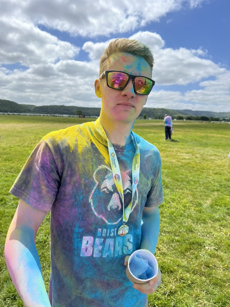 Great fun today <a href="/st_marg/">St Margaret's Hospice Care</a> colour run