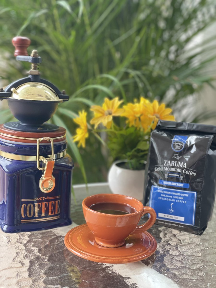 Nada mejor que comenzar el día con un buen café orgullosamente ecuatoriano. <a href="/ZarumaGcoffee/">Zaruma Gold Coffee</a>